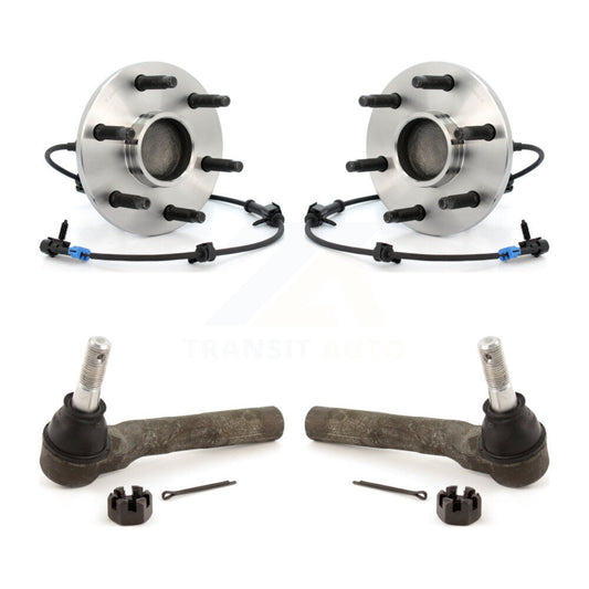 Wheel Bearing & Tie Rod End Front Kit For Chevrolet Express 1500 GMC Savana RWD