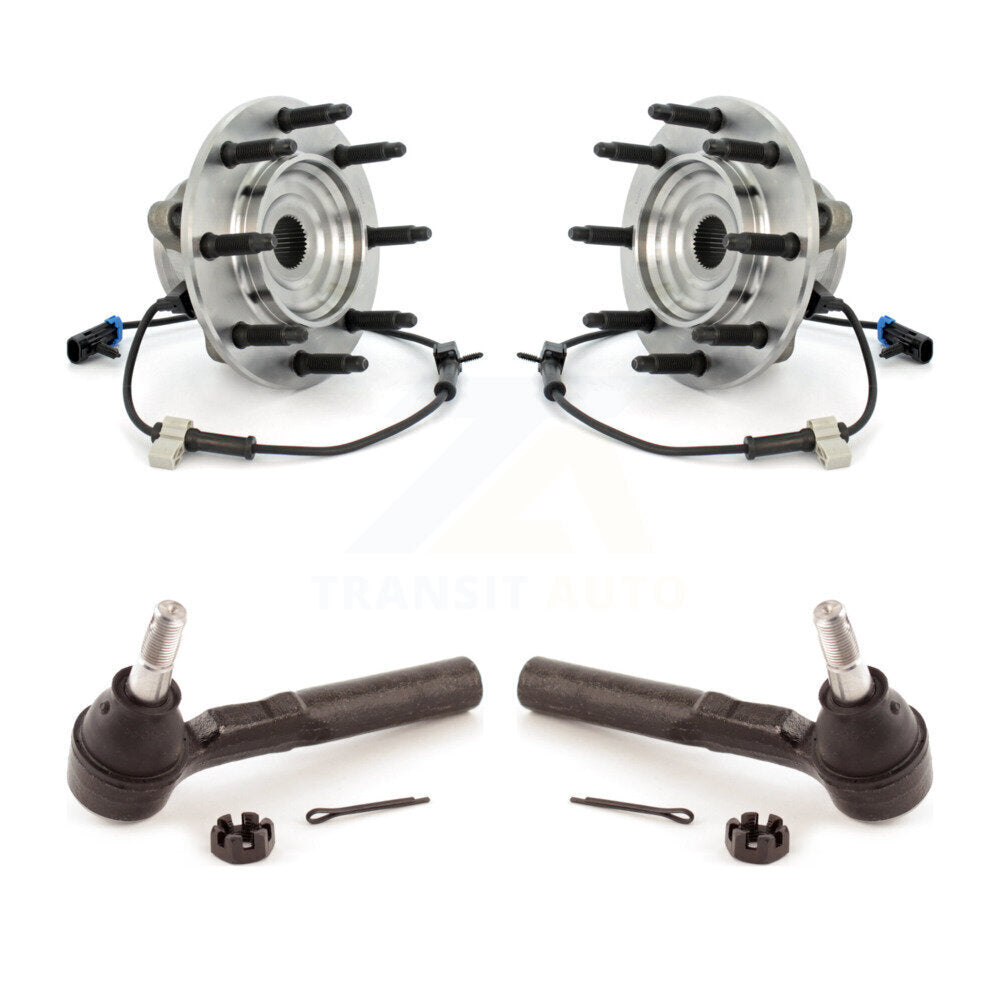 Wheel Bearing And Tie Rod End Front Kit For Chevrolet Silverado 1500 Classic GMC