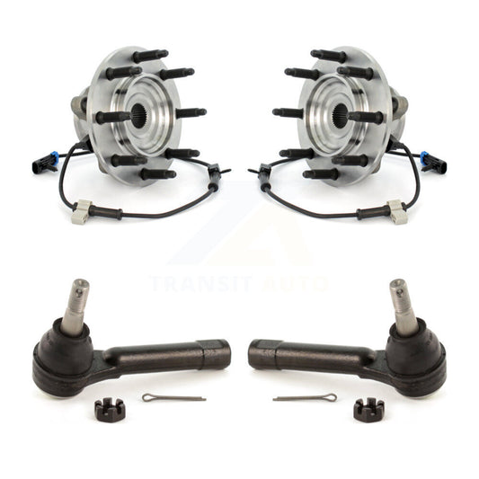 Wheel Bearing Tie Rod End Front Kit For Chevrolet GMC Silverado 1500 Sierra 2500