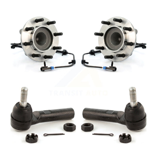 Wheel Bearing & Tie Rod End Front Kit For Chevrolet Express 3500 GMC Savana 4500
