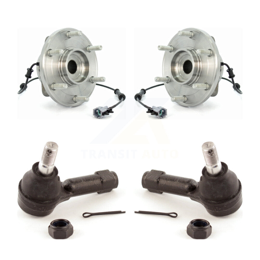 Wheel Bearing And Tie Rod End Front Kit For 2004 Nissan Pathfinder Armada