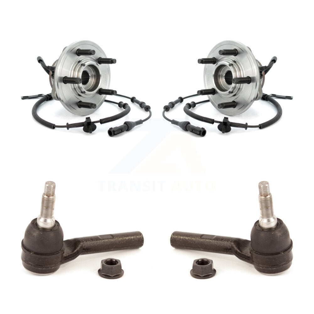 Wheel Bearing And Tie Rod End Front Kit For Ford Explorer Sport Trac Mercury
