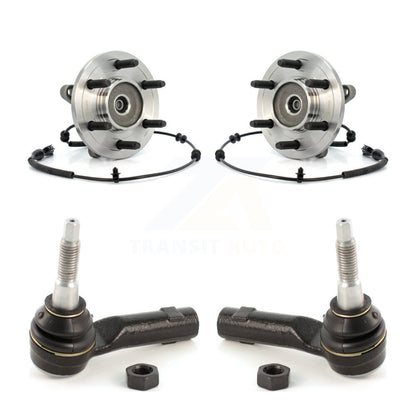 Wheel Bearing And Tie Rod End Front Kit For Ford F-150 Lincoln Mark LT