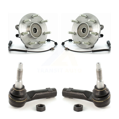 Wheel Bearing And Tie Rod End Front Kit For Ford F-150 Lincoln Mark LT