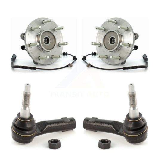Wheel Bearing And Tie Rod End Front Kit For Ford F-150 Lincoln Mark LT