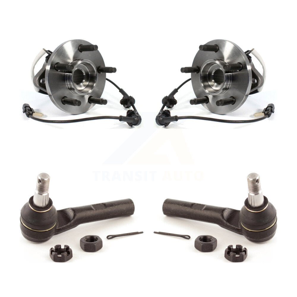 Wheel Bearing And Tie Rod End Front Kit For Ford Ranger Mazda B4000 4WD