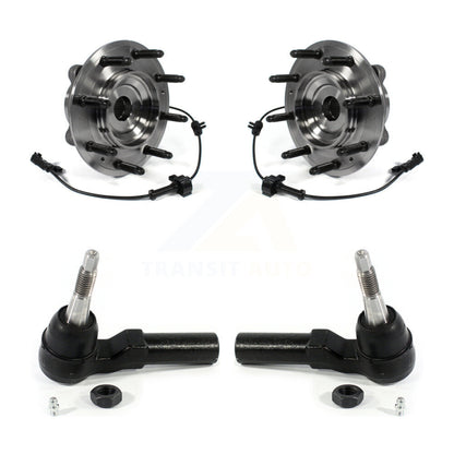 Wheel Bearing & Tie Rod End Front Kit For GMC Chevrolet Sierra 2500 HD Silverado