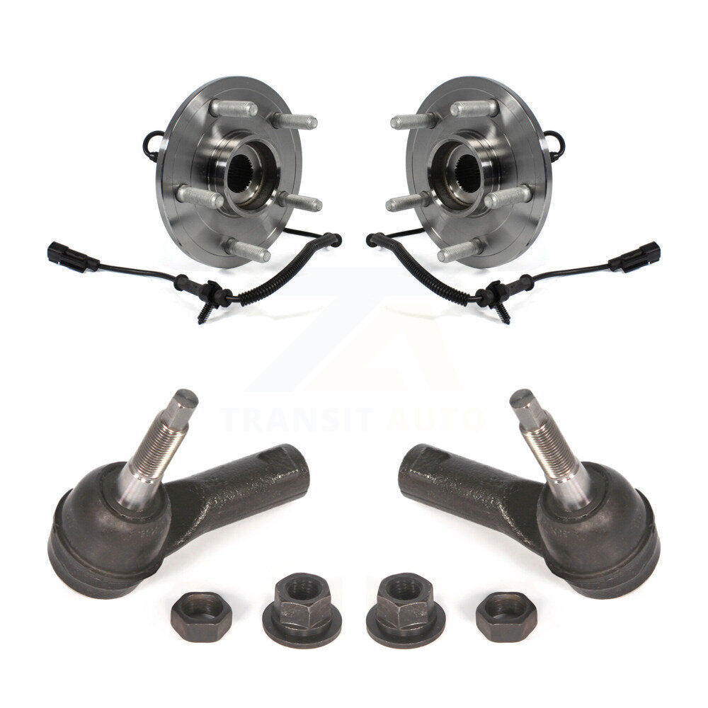 Wheel Bearing And Tie Rod End Front Kit For Ram 1500 Classic 4WD