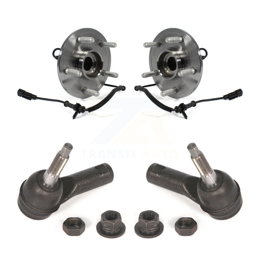 Wheel Bearing And Tie Rod End Front Kit For Ram 1500 Classic 4WD