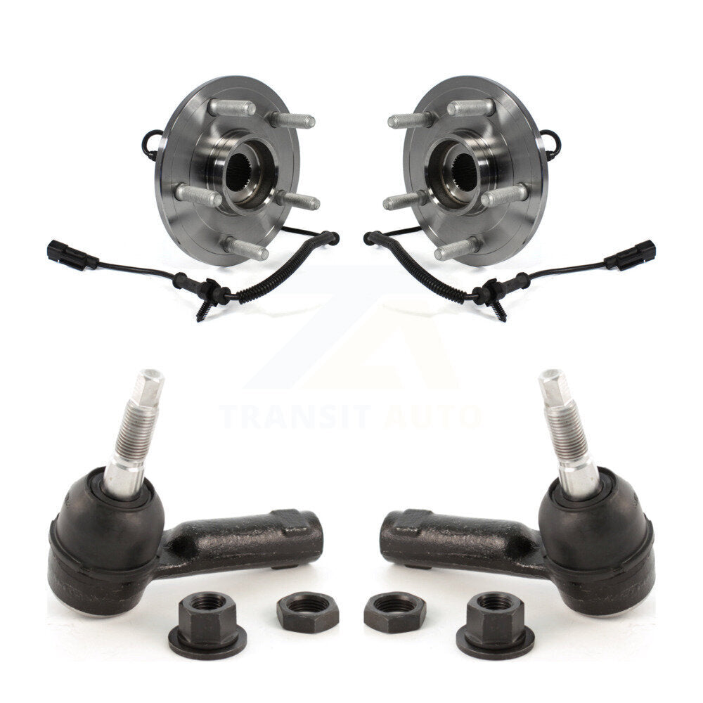 Wheel Bearing And Tie Rod End Front Kit For 2012 Ram 1500 4WD