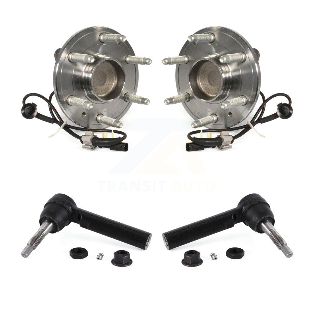 Wheel Bearing & Tie Rod End Front Kit For GMC Chevrolet Sierra 1500 Silverado XL