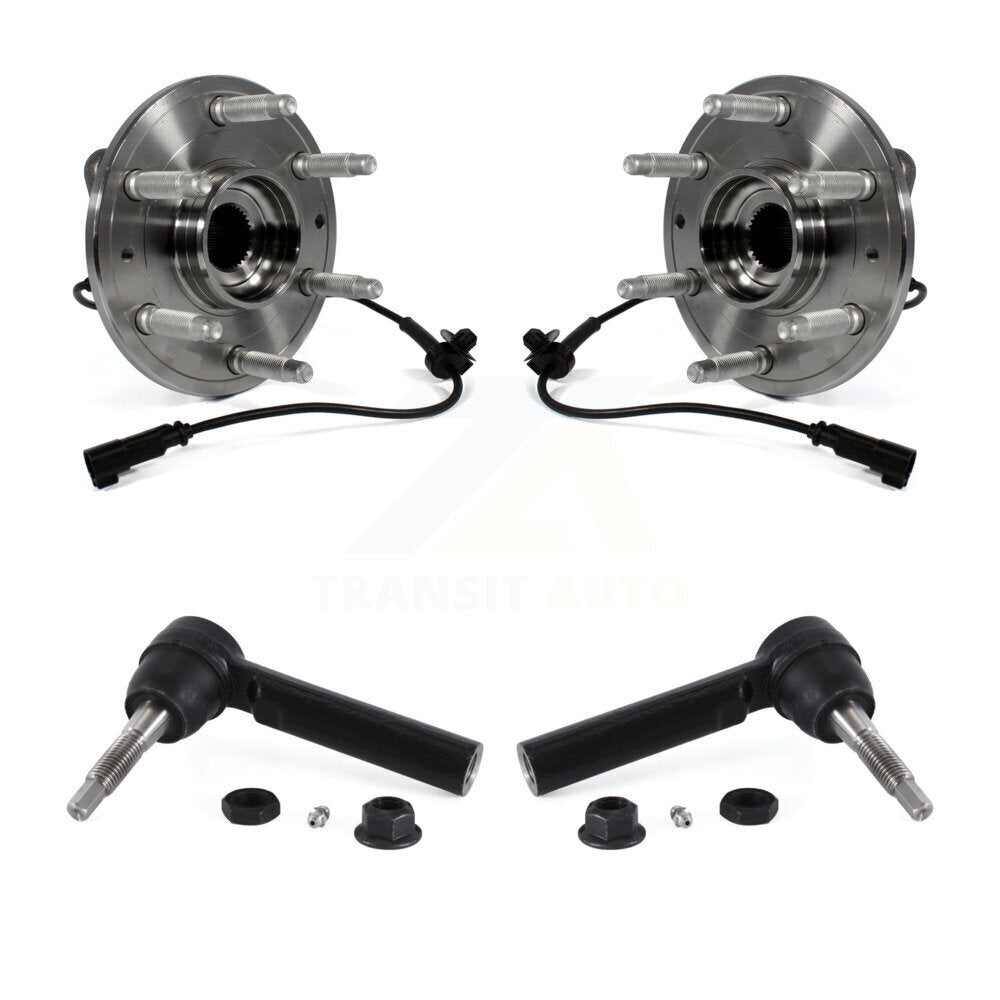 Wheel Bearing & Tie Rod End Front Kit For GMC Chevrolet Sierra 1500 Silverado XL