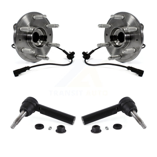 Wheel Bearing & Tie Rod End Front Kit For GMC Chevrolet Sierra 1500 Silverado XL