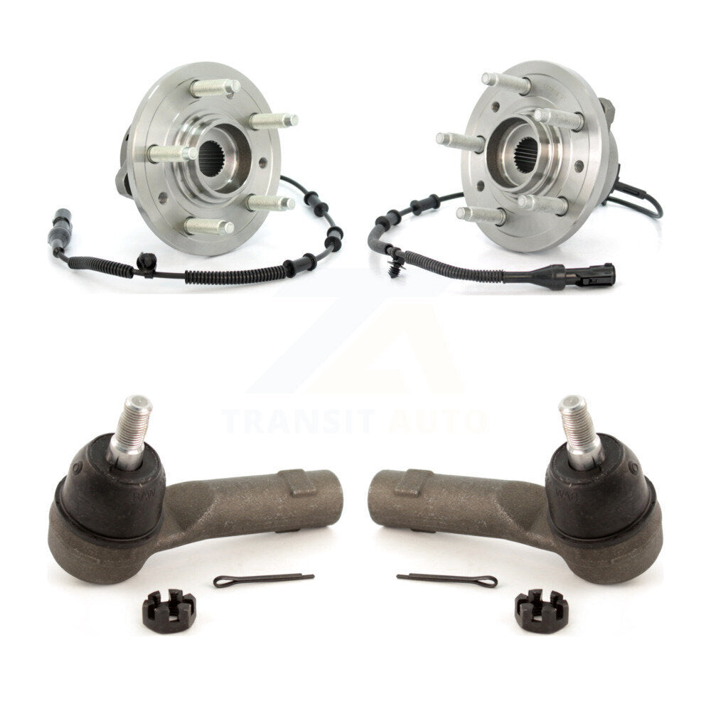 Wheel Bearing Tie Rod End Front Kit For 2004-2007 Ford Freestar Mercury Monterey