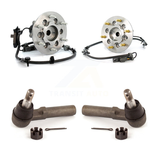 Wheel Bearing And Tie Rod End Front Kit For Chevrolet Colorado GMC Canyon RWD