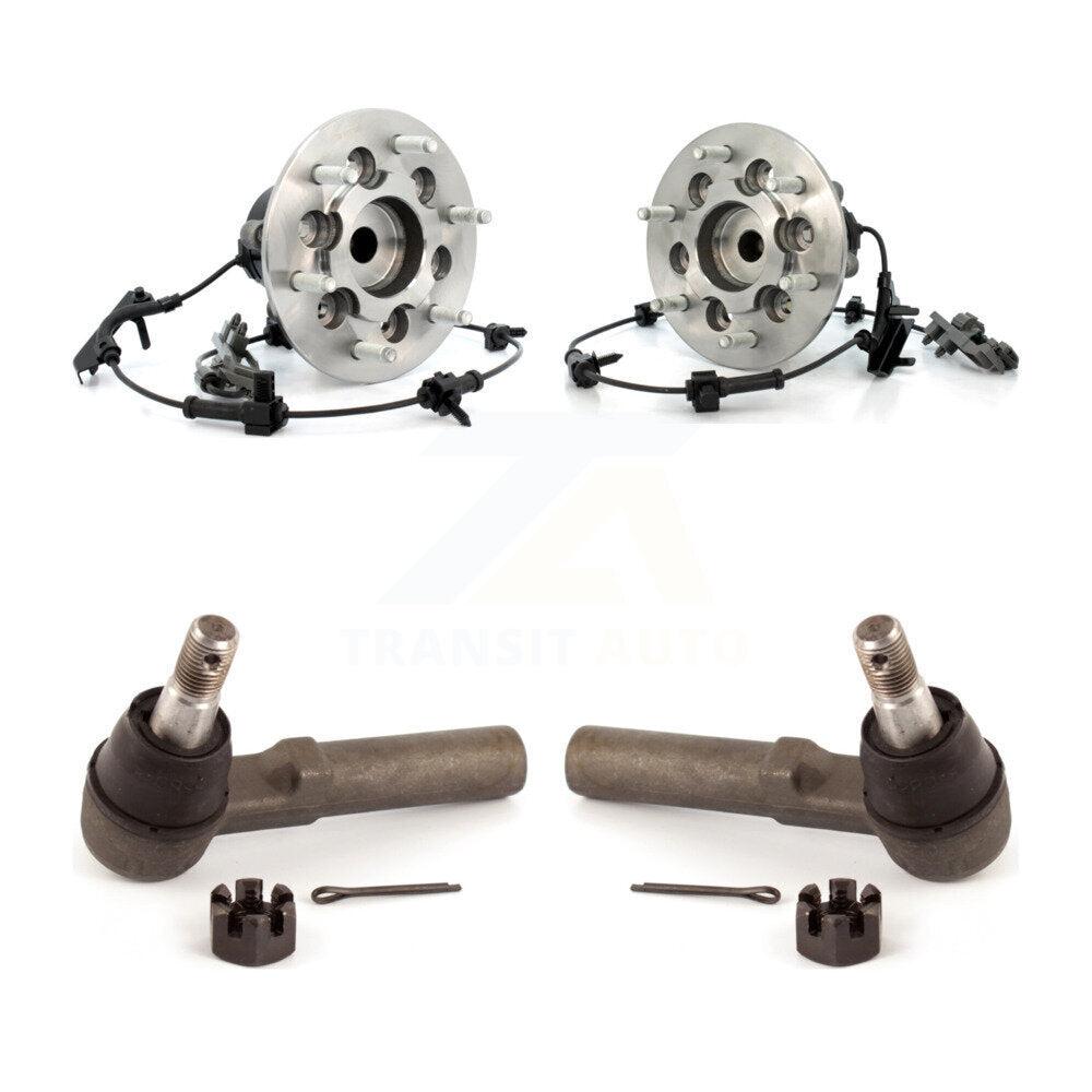 Wheel Bearing And Tie Rod End Front Kit For Chevrolet Colorado GMC Canyon RWD