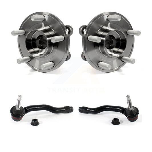 Wheel Bearing Tie Rod End Front Kit For Ford Fusion Lincoln MKZ Police Responder
