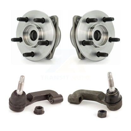 Wheel Bearing And Tie Rod End Front Kit For 2002-2005 Jeep Liberty Non-ABS