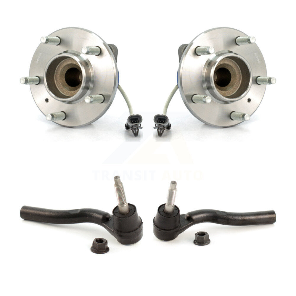 Wheel Bearing And Tie Rod End Front Kit For Cadillac CTS
