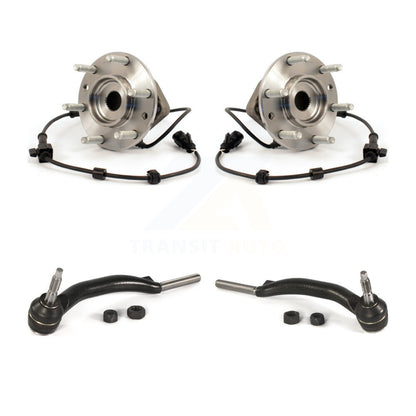 Wheel Bearing Tie Rod End Front Kit For GMC Envoy Chevrolet Trailblazer Bravada
