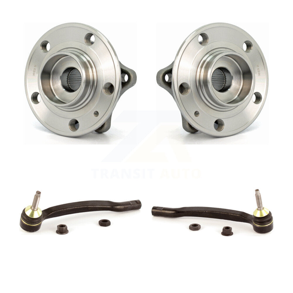 Wheel Bearing And Tie Rod End Front Kit For Volvo XC70 V70