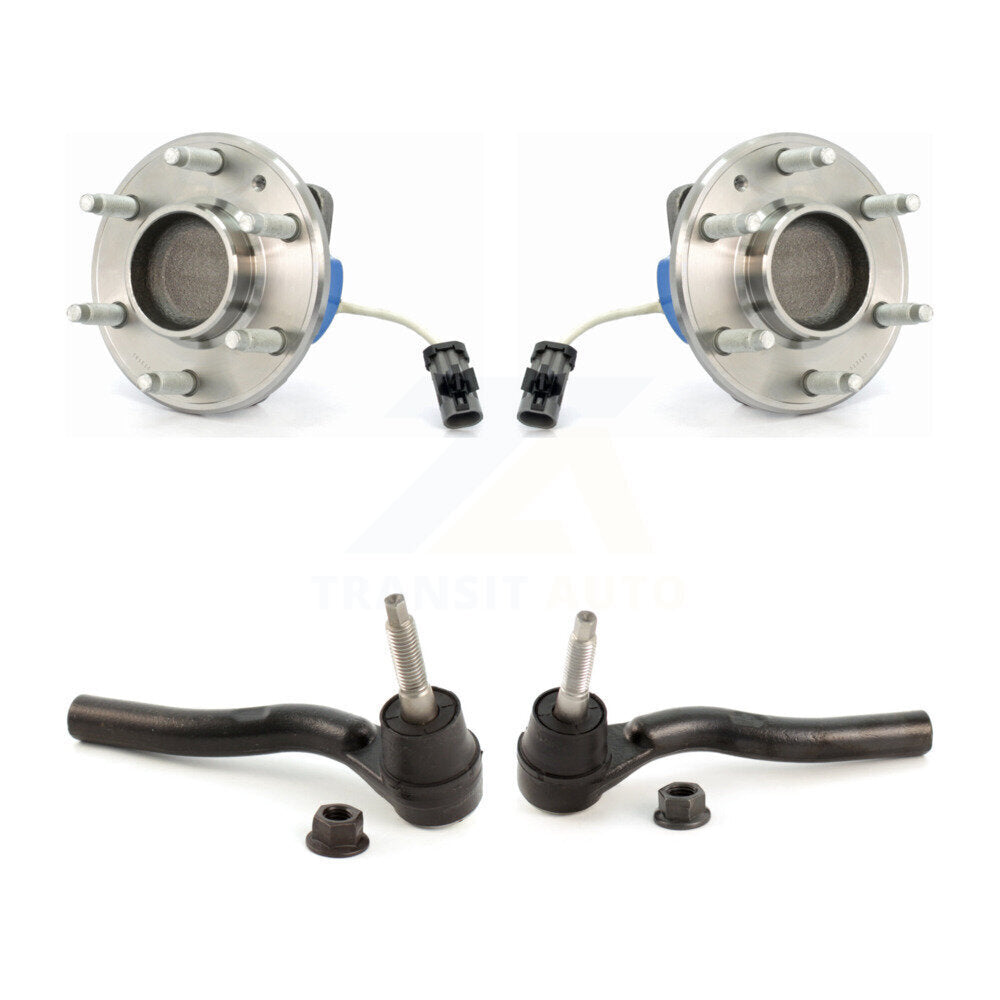 Wheel Bearing And Tie Rod End Front Kit For 2004-2007 Cadillac CTS V