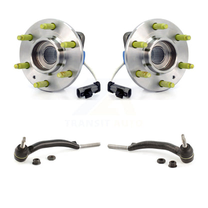 Wheel Bearing And Tie Rod End Front Kit For 2004-2009 Cadillac SRX AWD