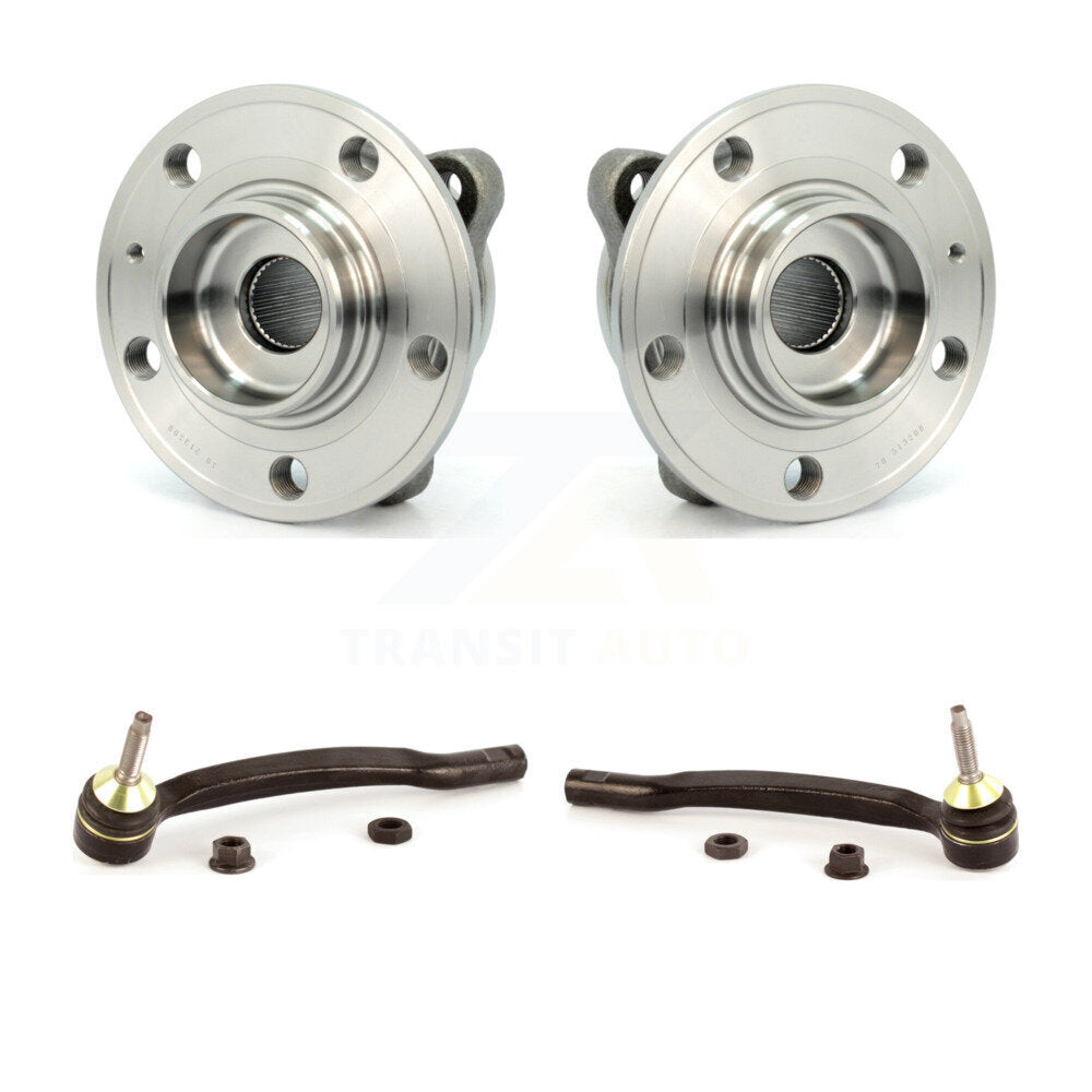 Wheel Bearing And Tie Rod End Front Kit For Volvo XC90