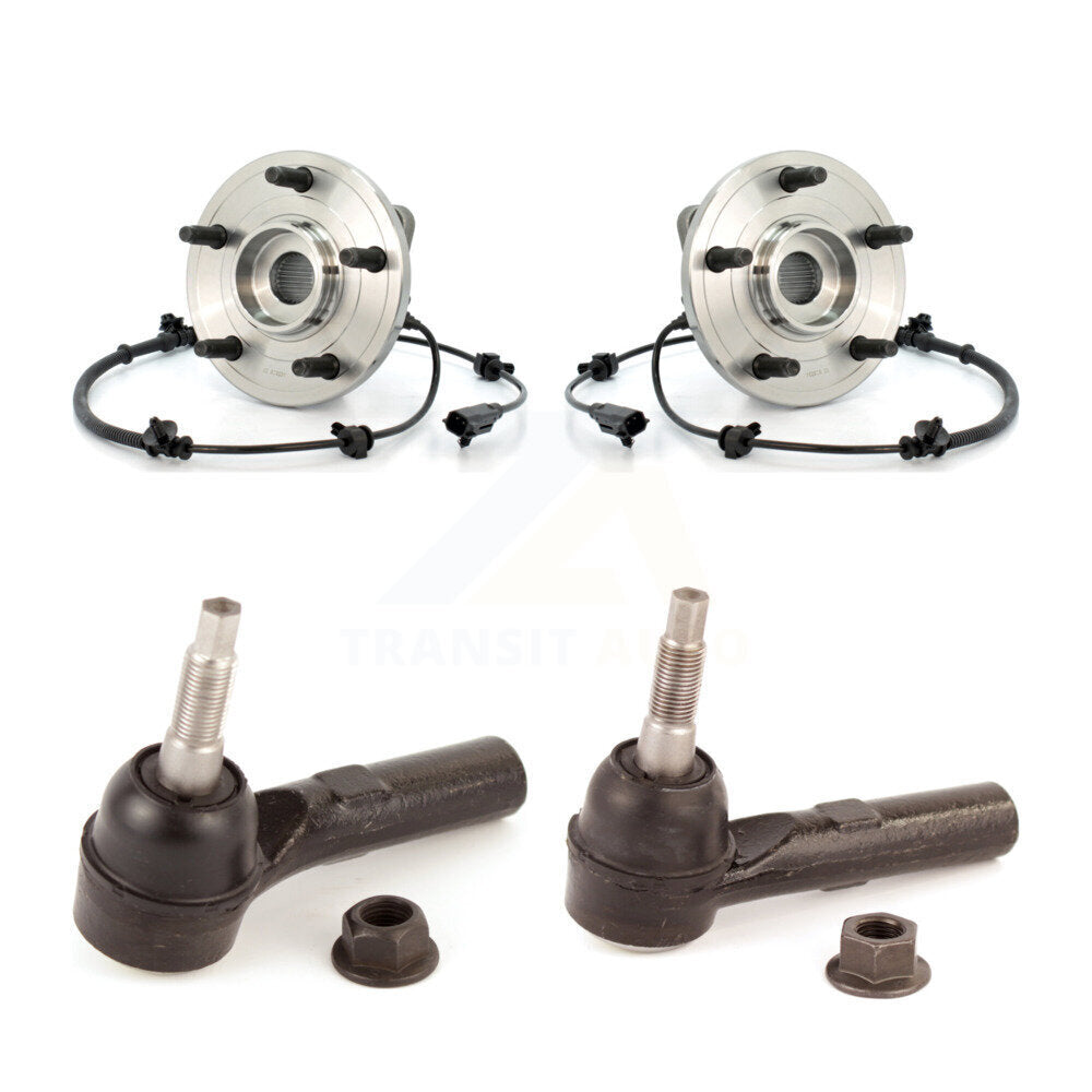 Wheel Bearing And Tie Rod End Front Kit For Jeep Grand Cherokee Commander