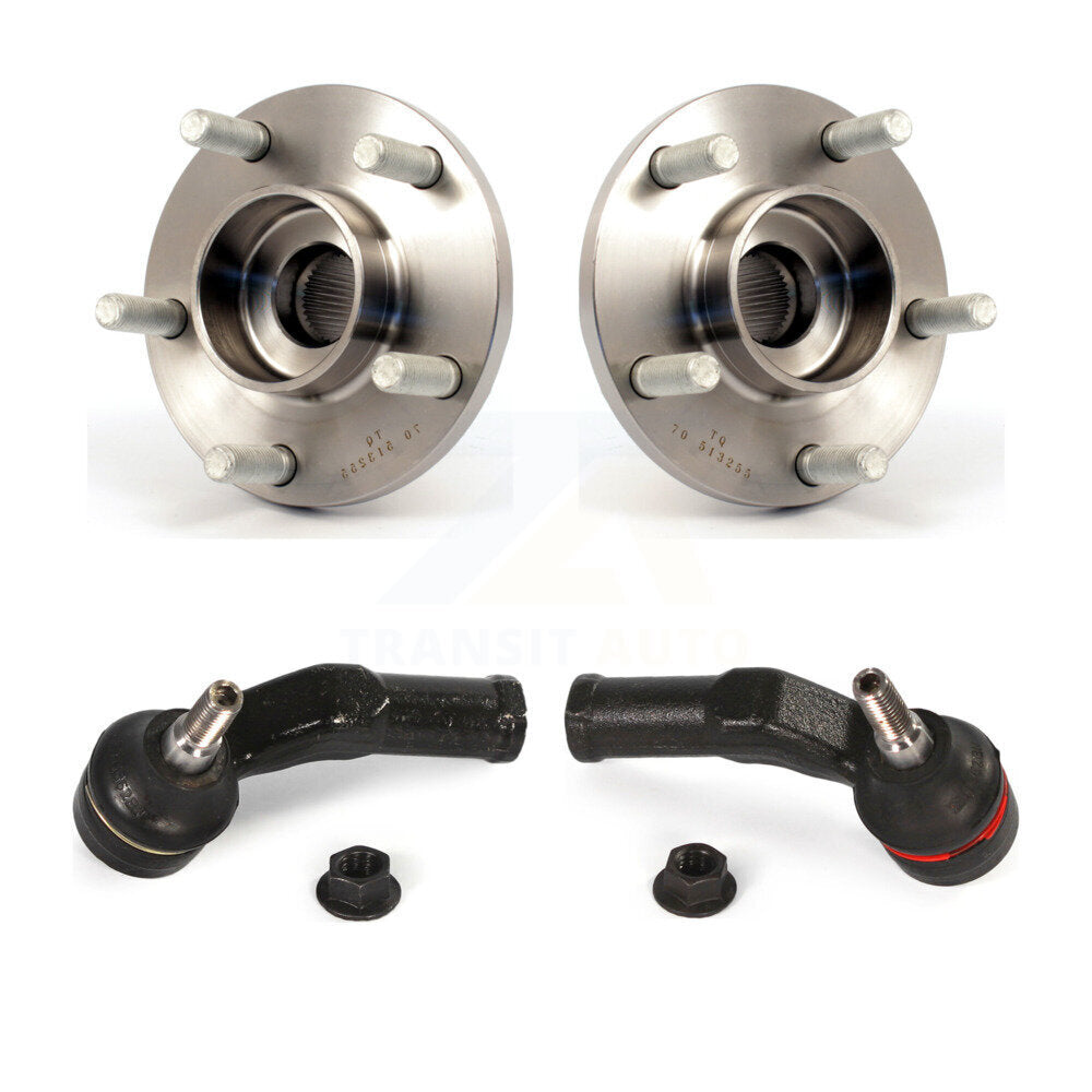 Wheel Bearing And Tie Rod End Front Kit For Volvo S40 C30 V50 C70