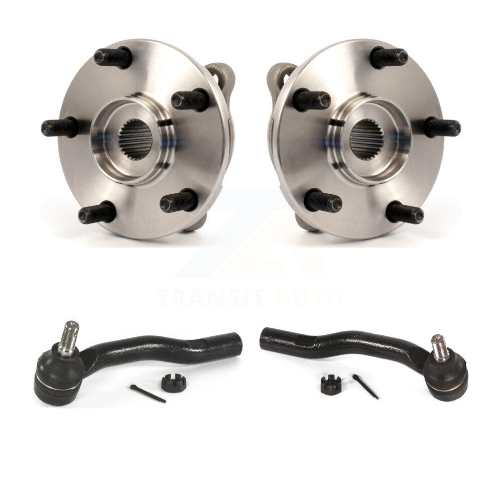 Wheel Bearing And Tie Rod End Front Kit For Toyota Prius V Corolla iM Scion xB