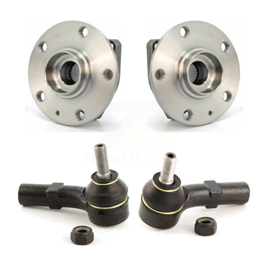 Wheel Bearing & Tie Rod End Front Kit For Volkswagen Golf SportWagen Rabbit GTI
