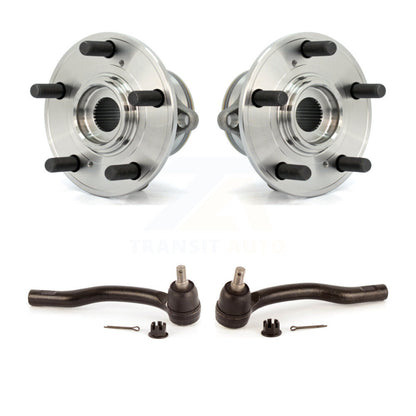 Wheel Bearing And Tie Rod End Front Kit For Honda Pilot Acura MDX ZDX