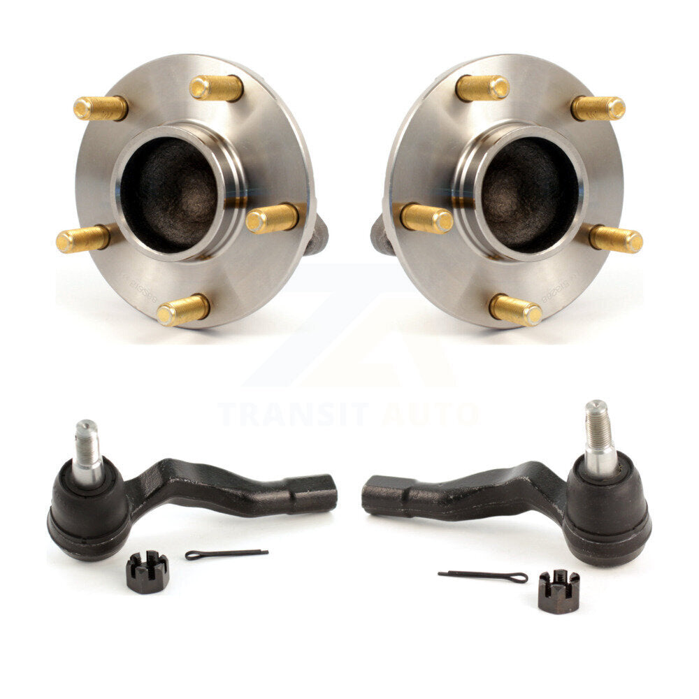 Wheel Bearing And Tie Rod End Front Kit For INFINITI G35 Nissan 350Z