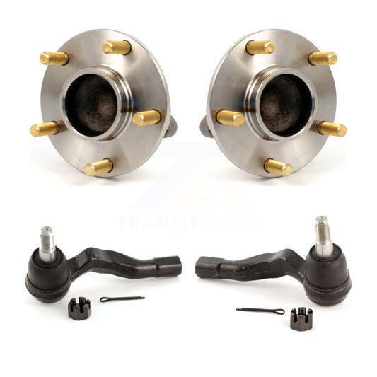 Wheel Bearing And Tie Rod End Front Kit For INFINITI G35 Nissan 350Z