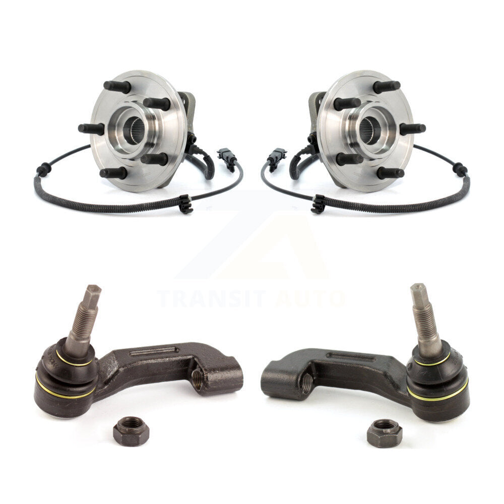Wheel Bearing And Tie Rod End Front Kit For Jeep Liberty Dodge Nitro