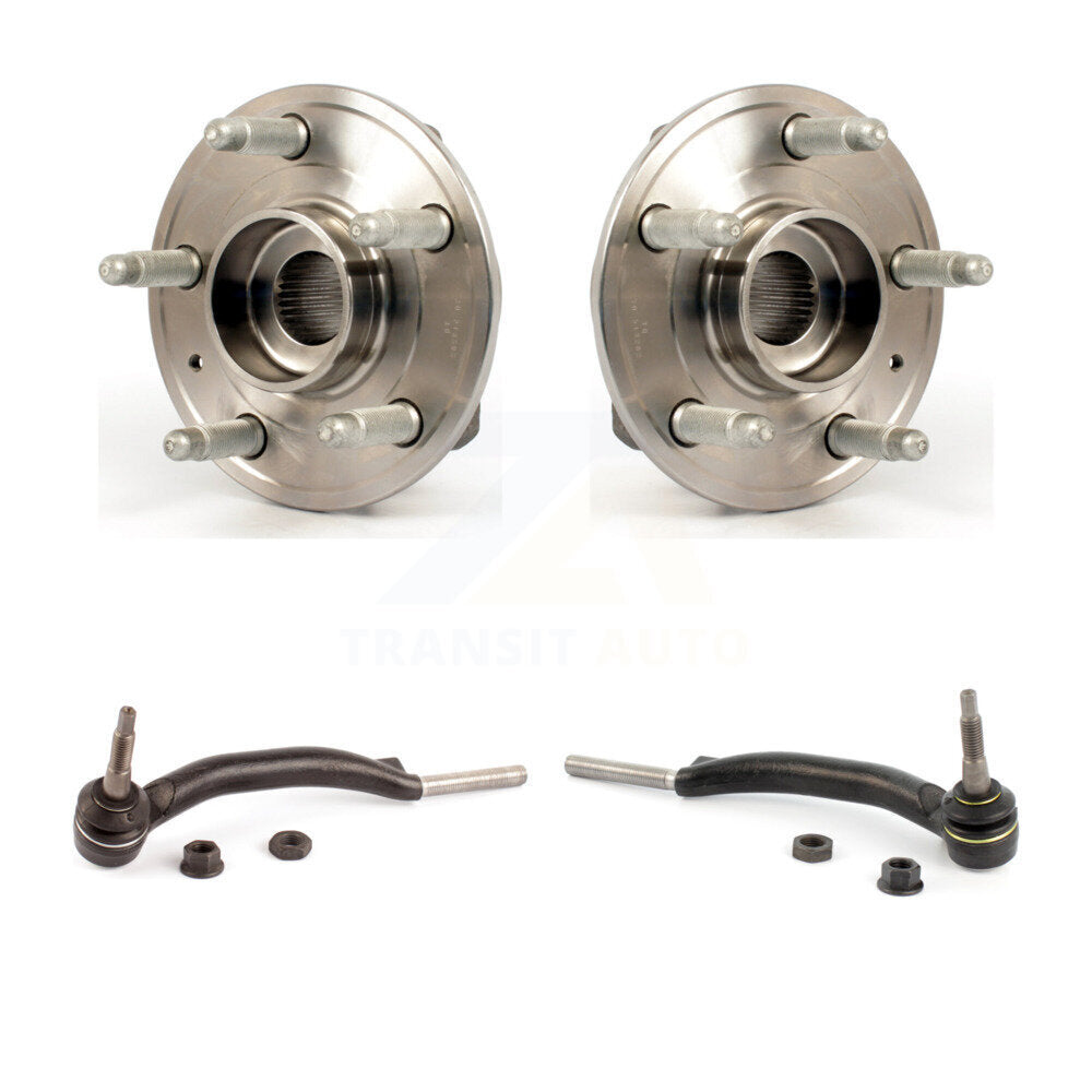Wheel Bearing And Tie Rod End Front Kit For Cadillac CTS