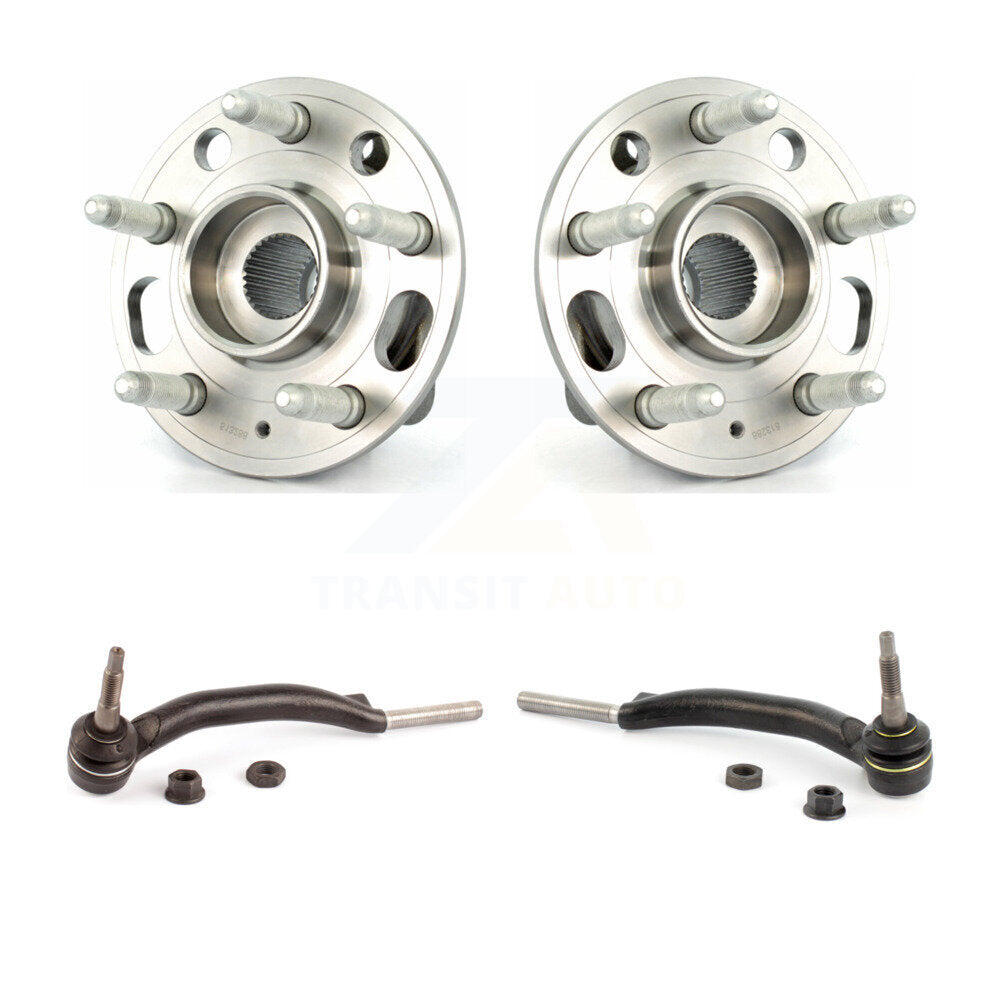 Wheel Bearing And Tie Rod End Front Kit For Cadillac CTS