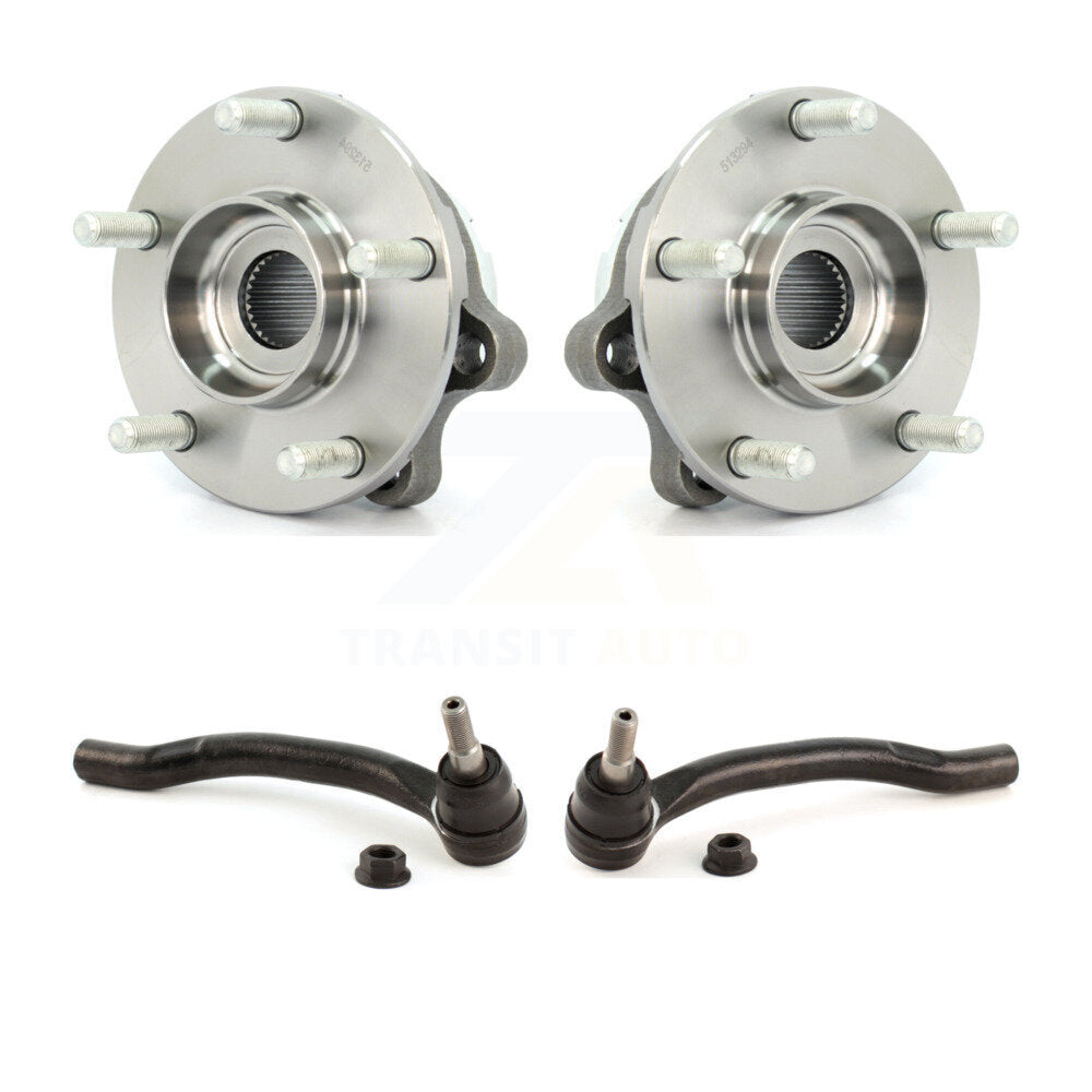 Wheel Bearing And Tie Rod End Front Kit For Nissan Altima