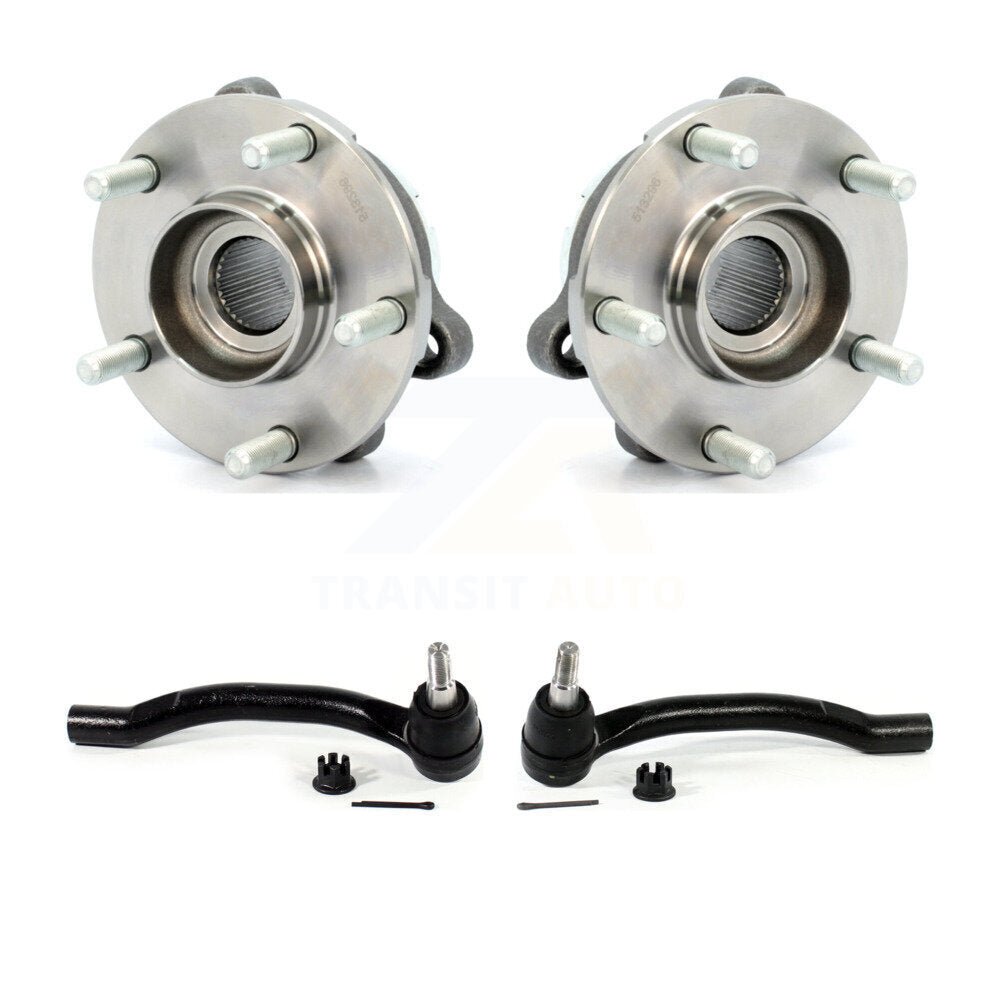 Wheel Bearing And Tie Rod End Front Kit For Nissan Altima Maxima