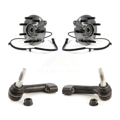 Wheel Bearing And Tie Rod End Front Kit For Ford F-150 With 7 Lug Wheels