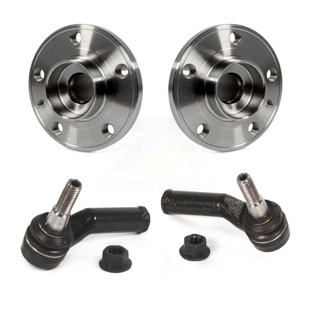 Wheel Bearing & Tie Rod End Front Kit For Volvo XC60 XC70 S60 V60 S80 Cross V70