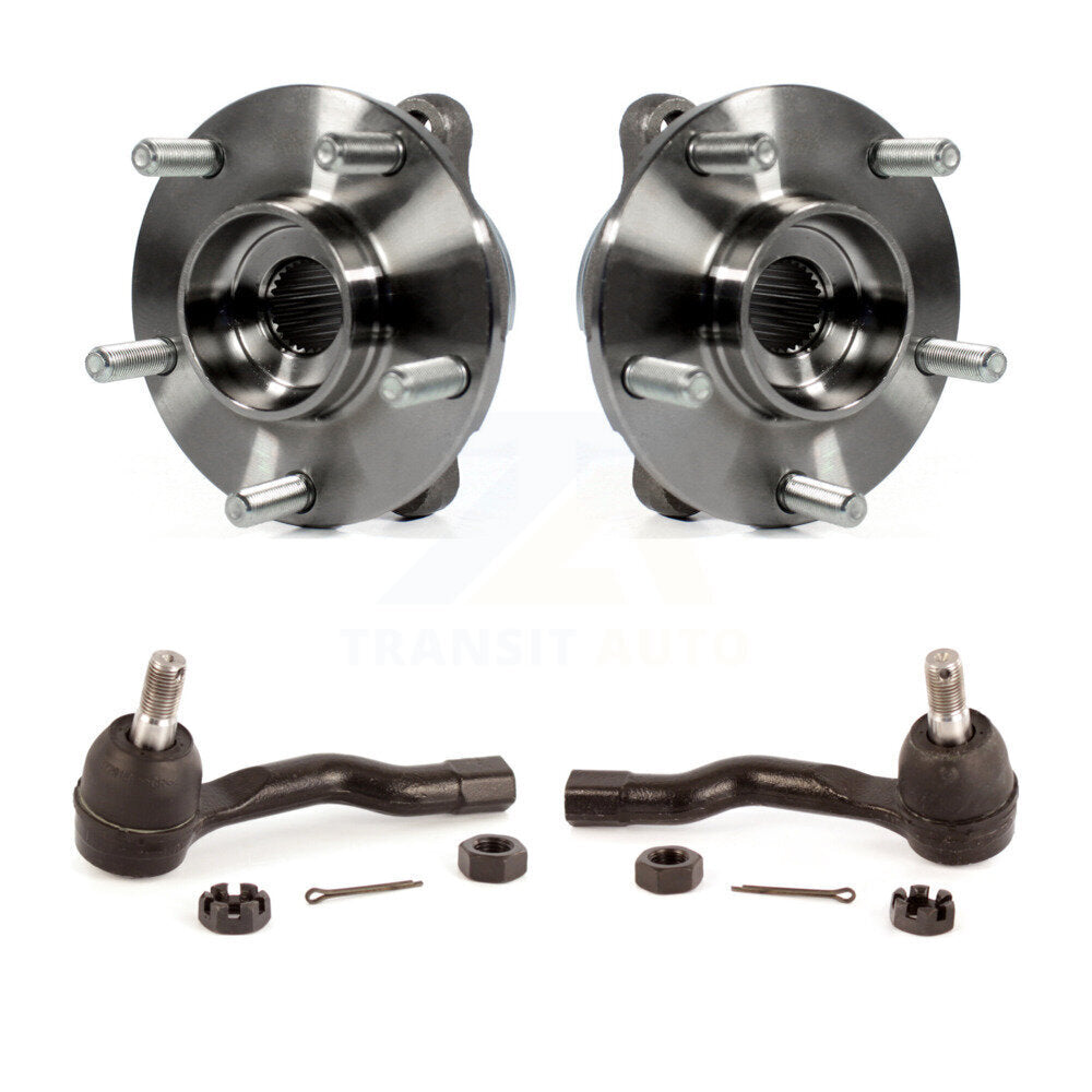 Wheel Bearing And Tie Rod End Front Kit For 2003-2008 INFINITI FX35 FX45