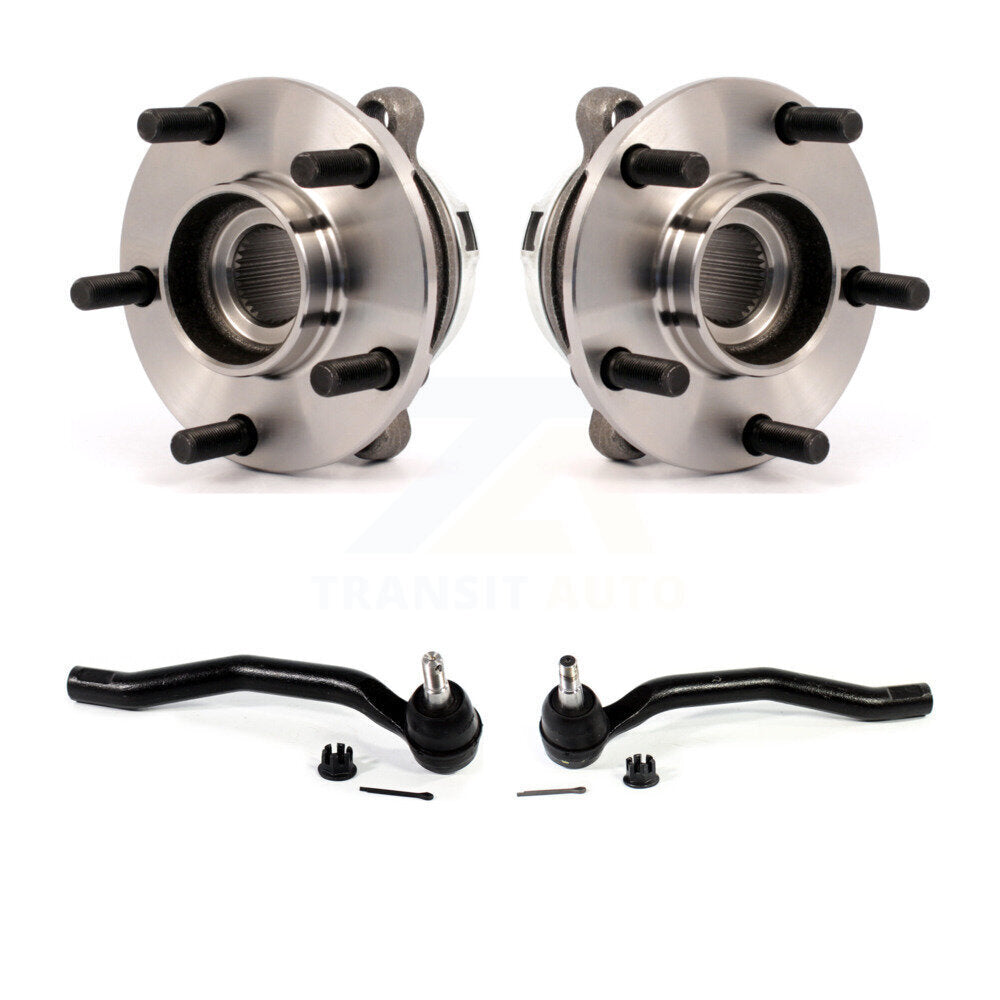 Wheel Bearing And Tie Rod End Front Kit For 2011-2016 Nissan Quest