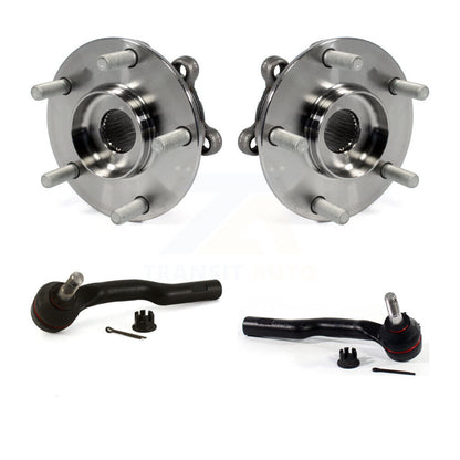 Wheel Bearing And Tie Rod End Front Kit For 2014-2017 Mazda 6