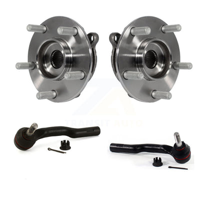 Wheel Bearing And Tie Rod End Front Kit For Mazda 3 Sport