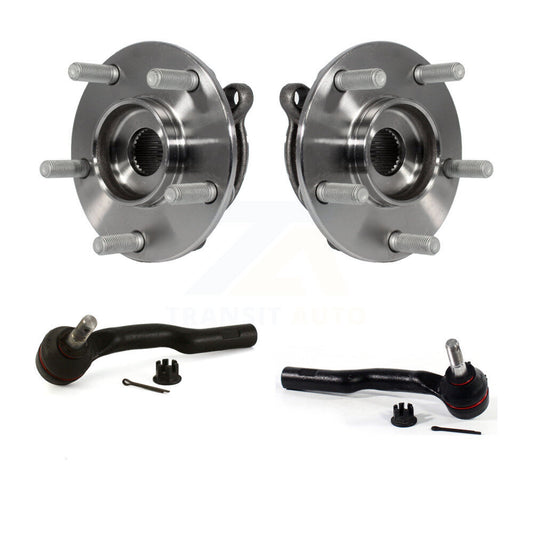 Wheel Bearing And Tie Rod End Front Kit For Mazda 3 Sport