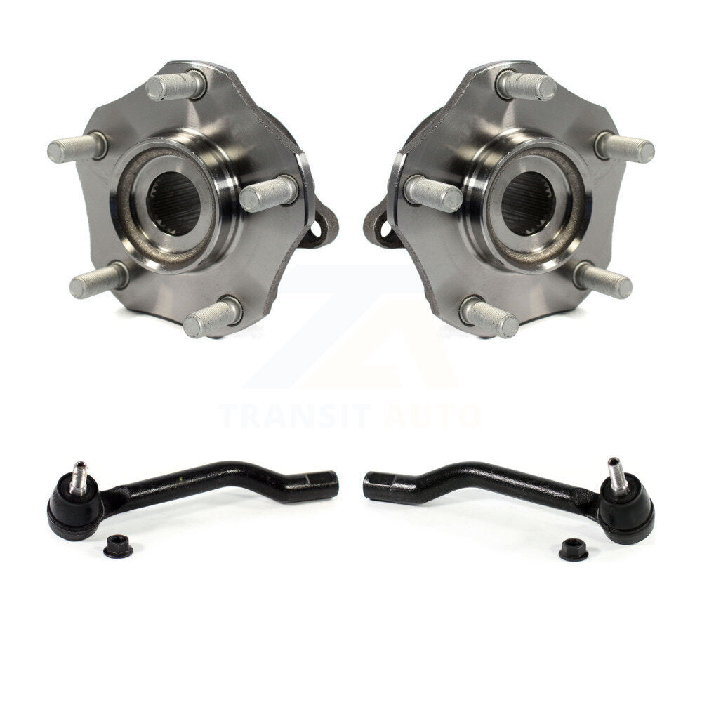 Wheel Bearing And Tie Rod End Front Kit For Nissan Rogue Sport Qashqai