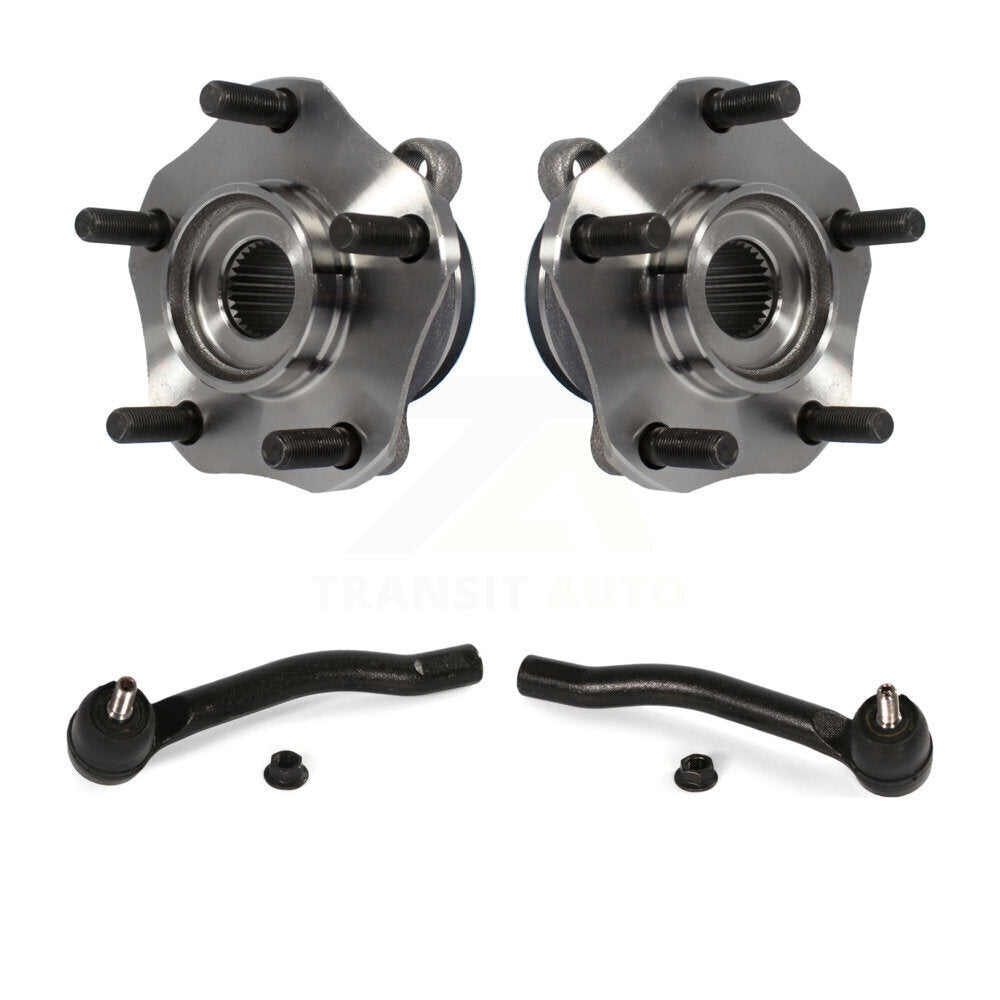 Wheel Bearing Tie Rod End Front Kit For Nissan Sentra NV200 LEAF Chevrolet City