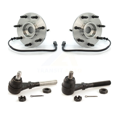 Wheel Bearing And Tie Rod End Front Kit For Ford F-150 F-250